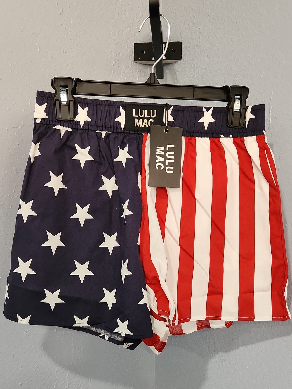 Lulu Mac American Flag Shorts - Red, White & Blue.